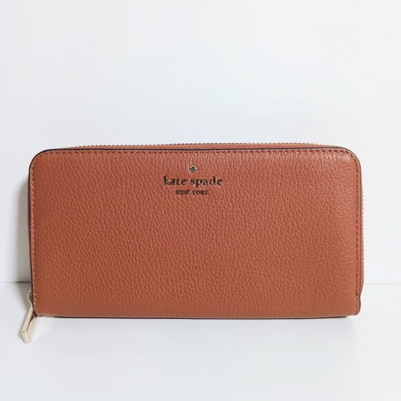 Kate Spade York Leila Leather Continental Wallet in Warm Gingerbread - Picture 4 of 7
